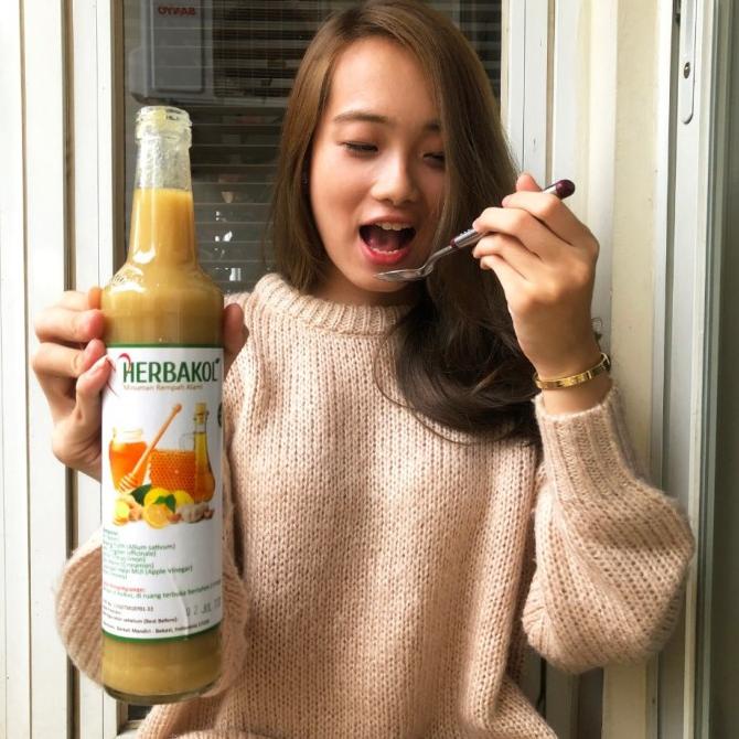 

Jus Herbal Bawang Putih+Jahe+Lemon Import+Cuka Apel+Madu HERBAKOL