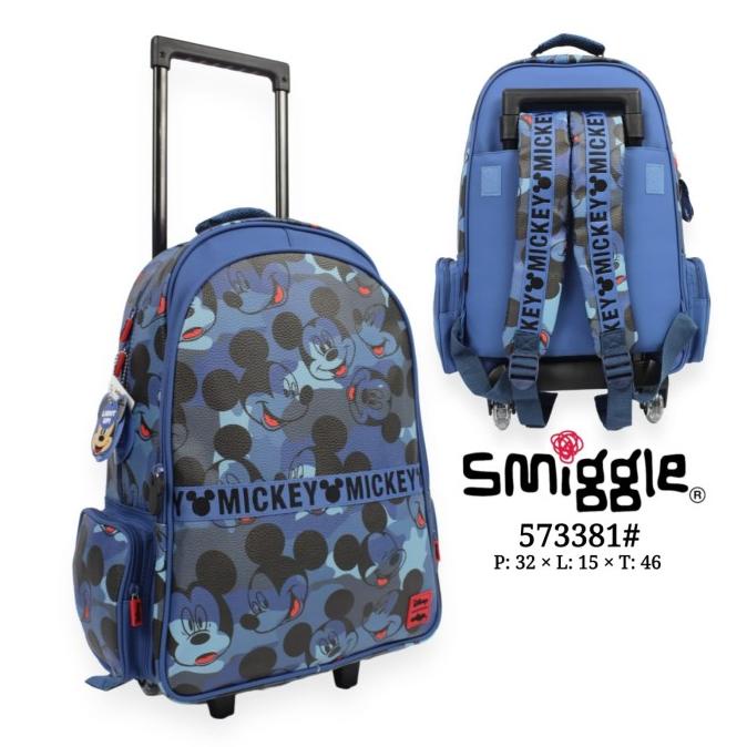 Smiggle Backpack Trolley SD Unicorn Tas Troli Dorong mini minecraft