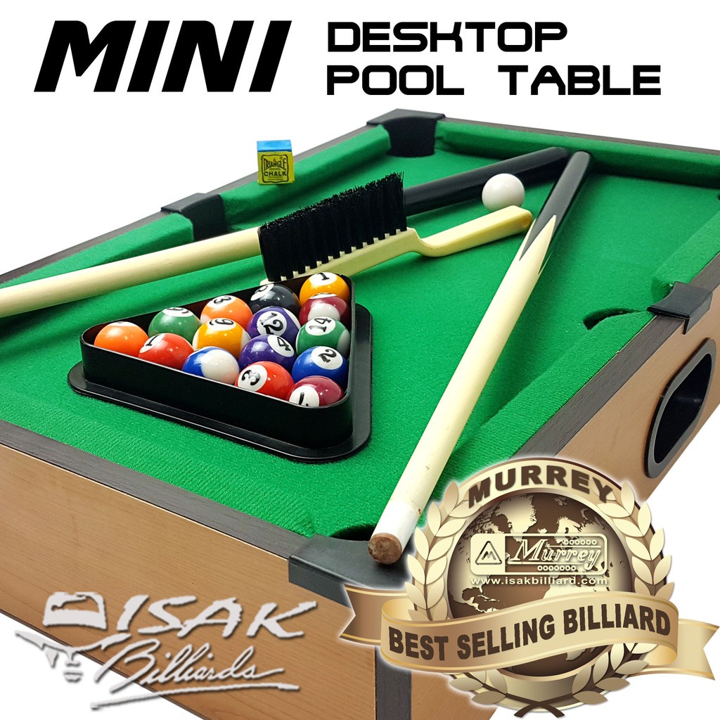 Mini Desktop Billiard Pool Table - Mainan Hadiah Kado Anak Meja Biliar Kecil