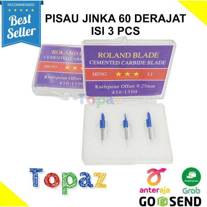 

Mata Pisau Mesin Cutting JINKA // Roland Blade 60 derajat