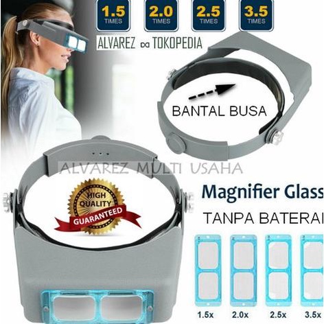 

Head Wearing Magnifier Loop / Optivisor Loupe Kaca Pembesar Objek