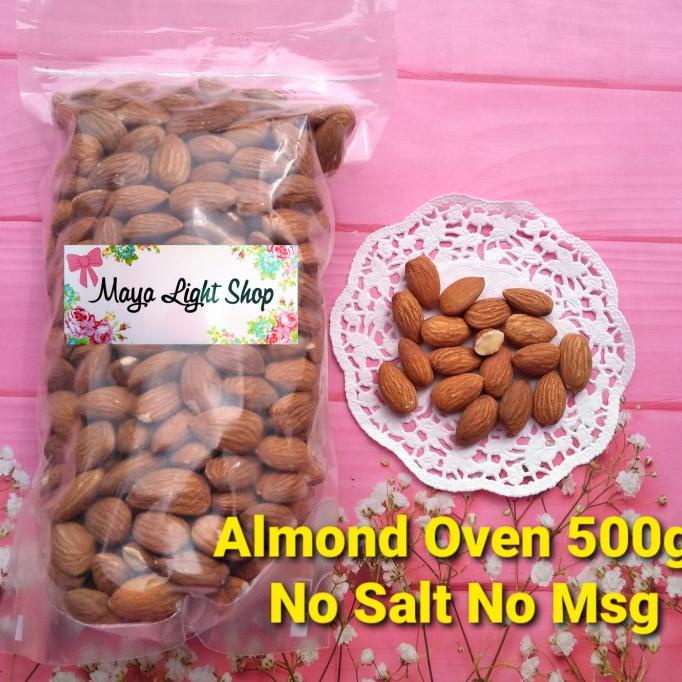 

kacang almond oven import terbaik murah