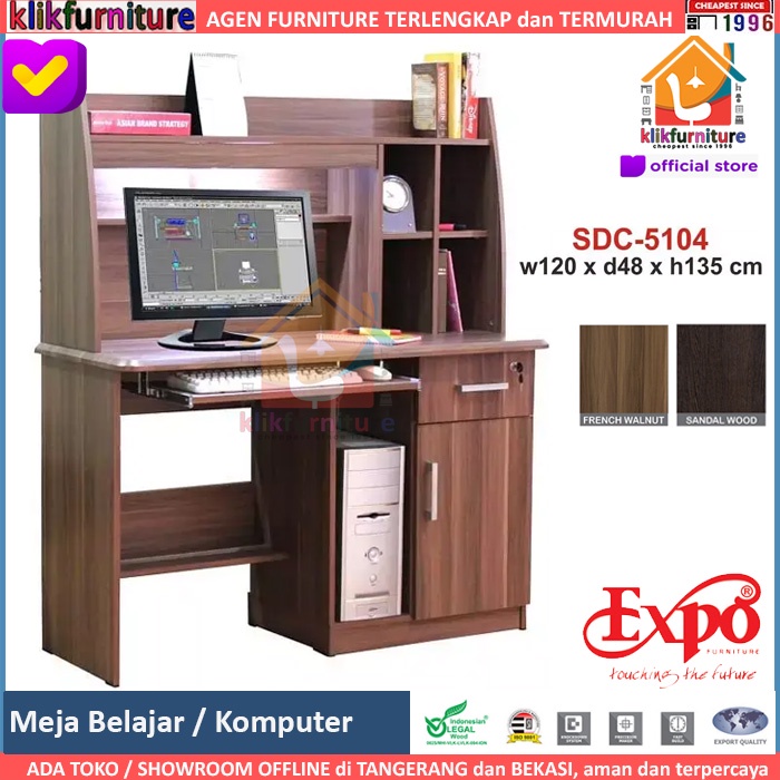 Meja Komputer / Meja Belajar EXPO SDC 5104