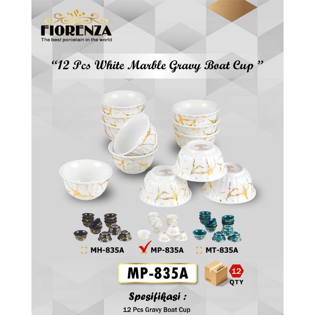 FIORENZA, MP-835a MANGKUK CUKA MARMER PUTIH