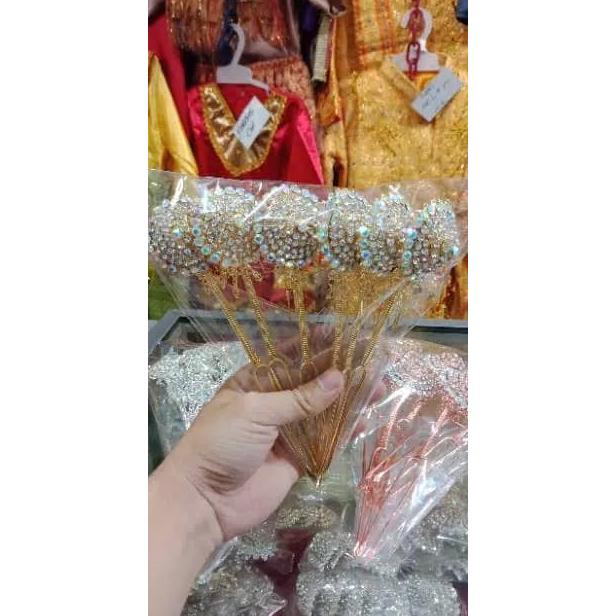 Kembang Goyang Accessories Tusuk Kepala Pengantin Adat Jawa Sunda