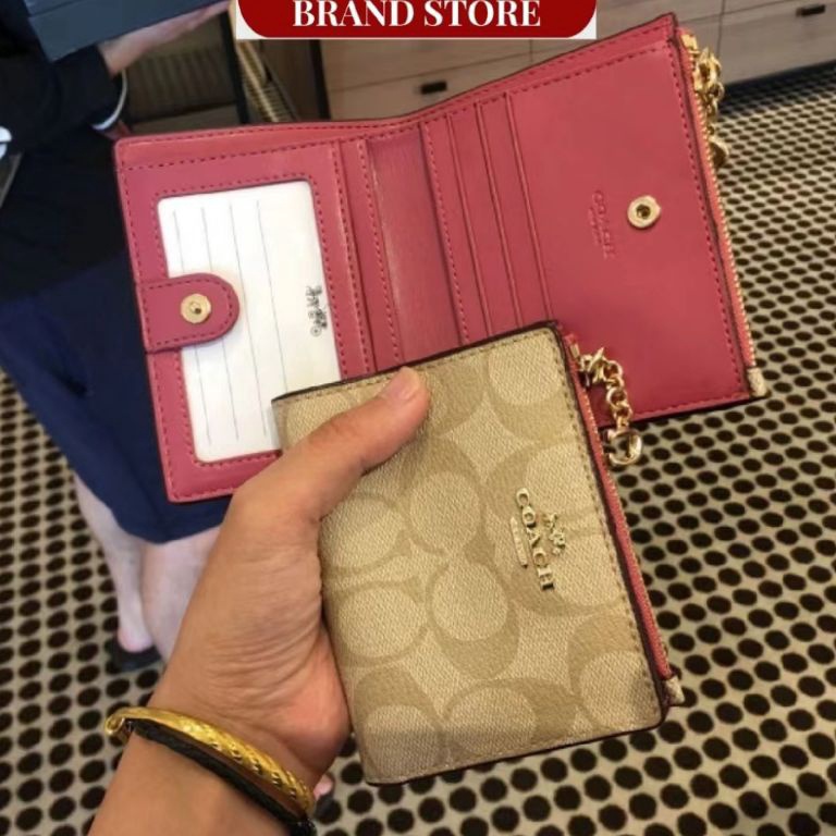㊟ ORI - Dompet COACH Import Vintage Lipat Pendek Wanita Wallet ㅉ