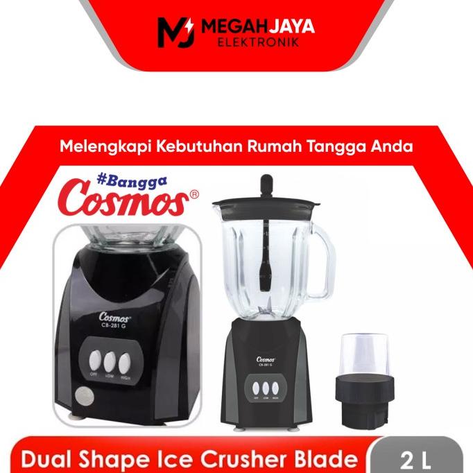 COSMOS BLENDER CB281G / CB-281G / CB 281G (KACA / 2 LITER)