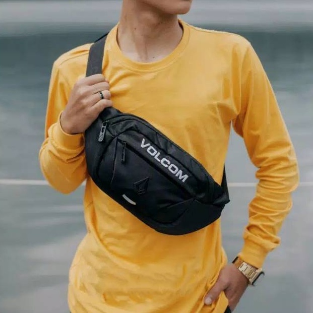 ん Tas Volcom / Waistbag Volcom / Tas Selempang Volcom ♨