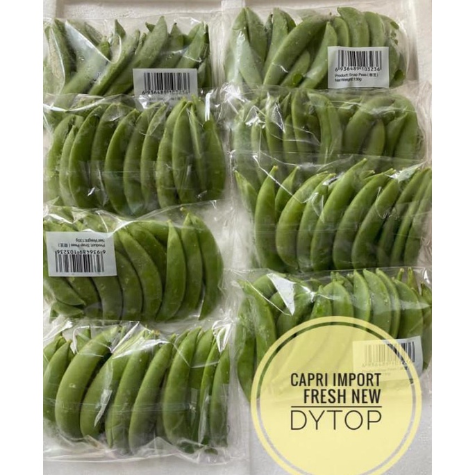 

Sayur Kacang Kapri Capri Import Fresh dan Segar - 500 Gram