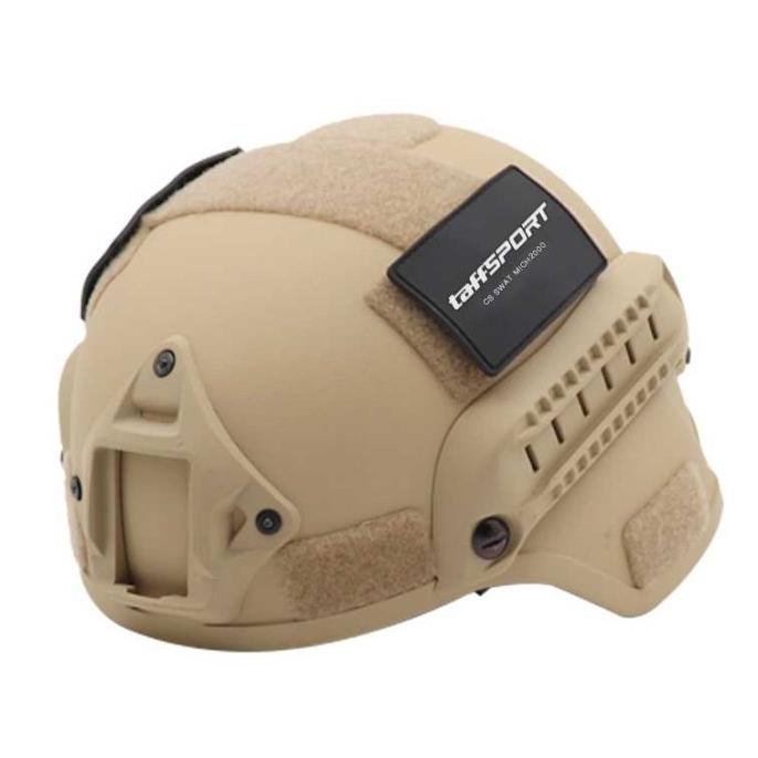 Helm model tempur tactical tni polisi pendidikan tempur keren-hitam
