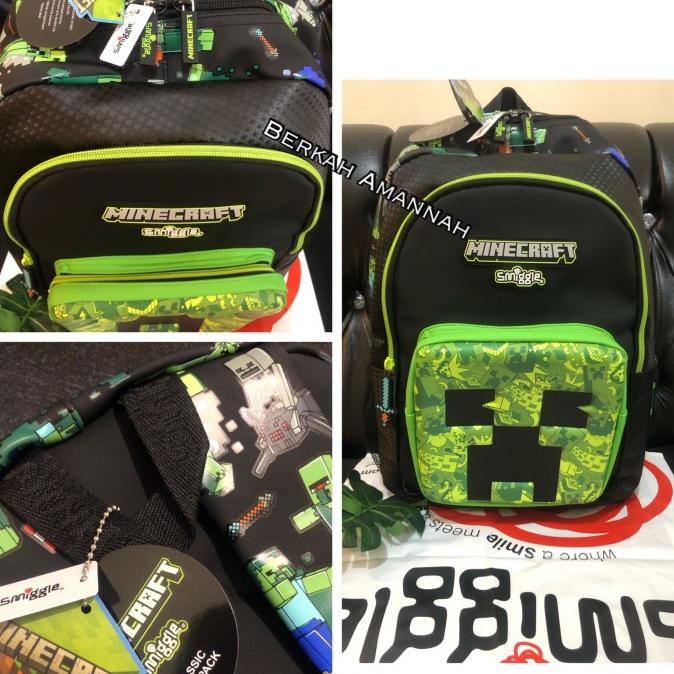 Minecraft Classic Backpack TAS SMIGGLE ORIGINAL