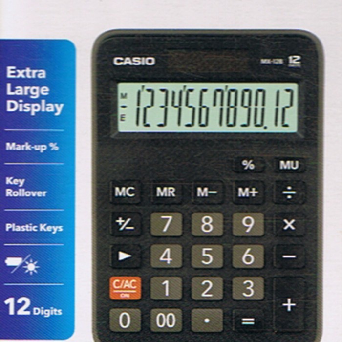 

Calculator Casio MX 12 B 12 digit dual power.