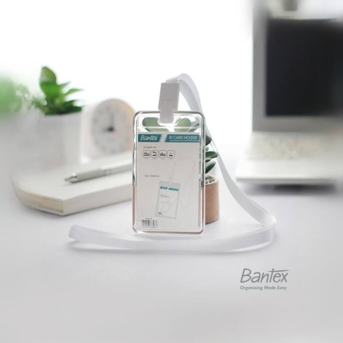 

ID card kartu identitas Bantex card holder transparant bening 8868