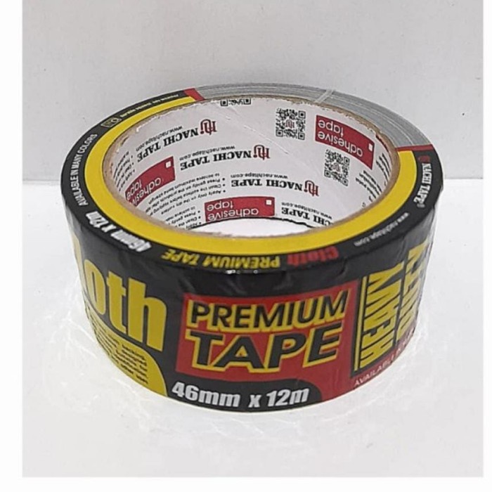 

Lakban Hitam Cloth Tape Nachi 46x12 meter Hitam