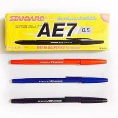 

Pulpen Standard AE-7 Hitam / Biru / Merah