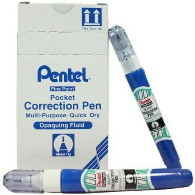 

Tipex Pentel Pen (metal tip)