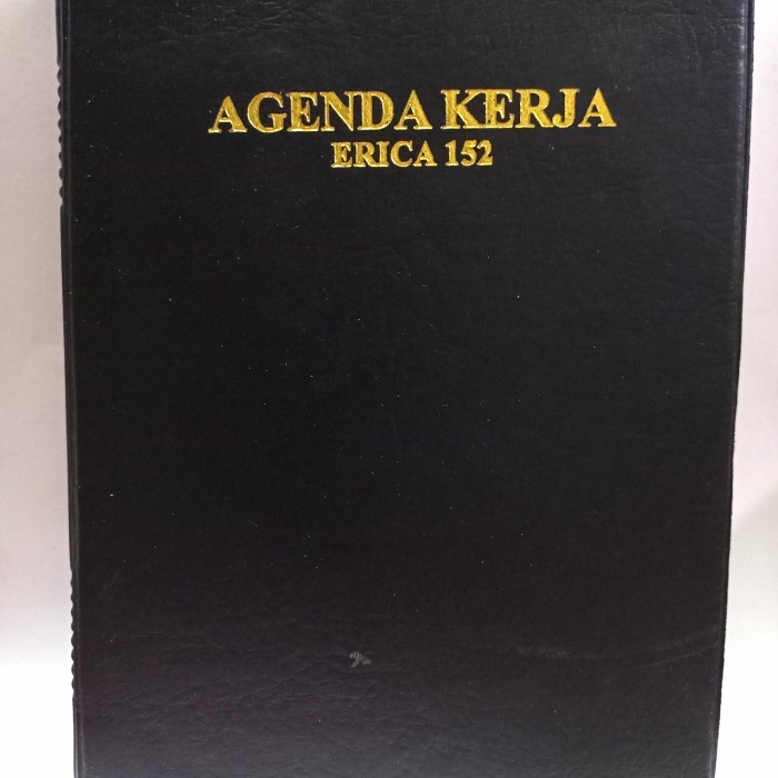 

buku agenda kerja Erica 152 tanpa tanggal
