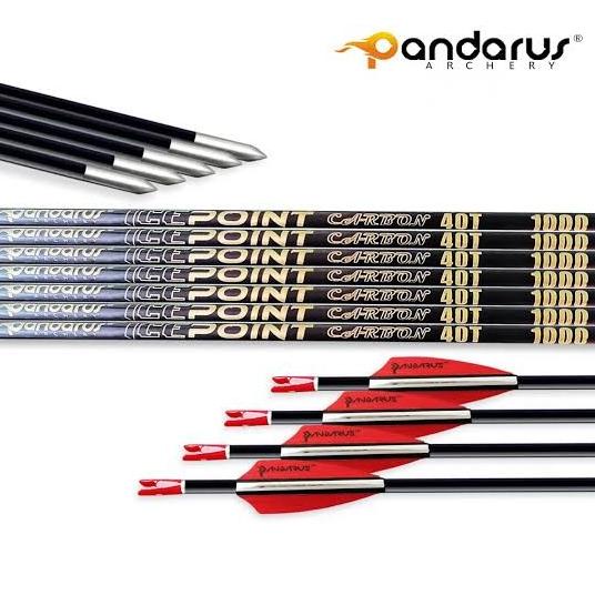 Arrow Pandarus Ice Point Gold | Anak Panah Carbon Bima Archery Karbon