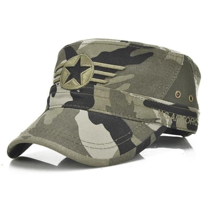 Topi Militer Tentara Pilot Angkatan Udara Amerika USA Air Force Army