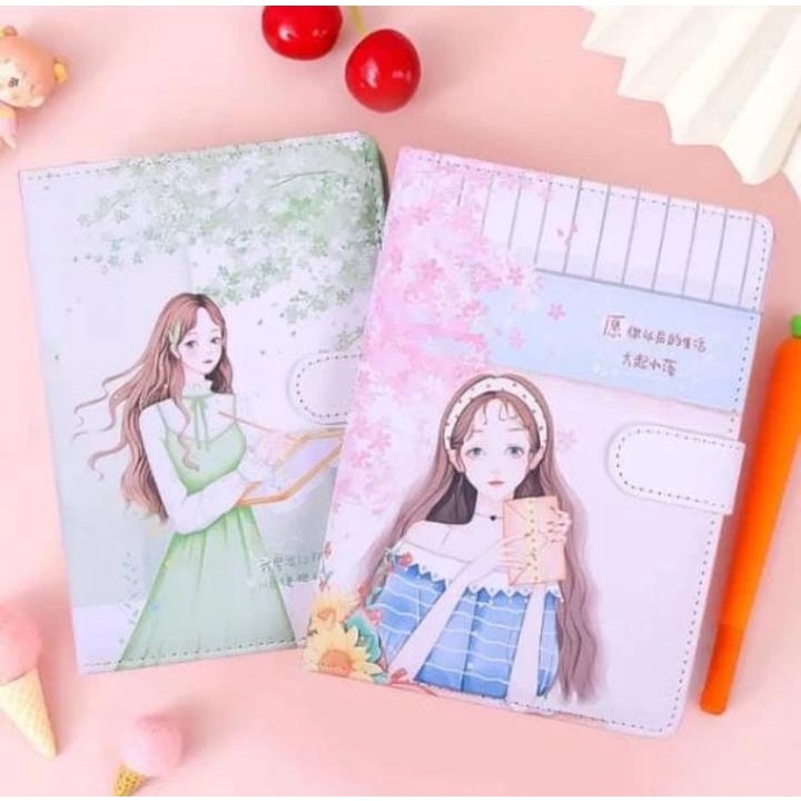 

Buku Tulis Catatan Harian Diary Book Tebal Kekinian Girls Summer Anime