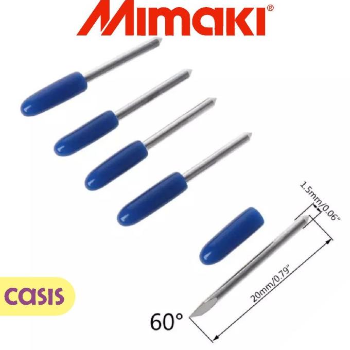 

mata pisau mimaki 60 derajat 1 box isi 5 pcs - CASIS