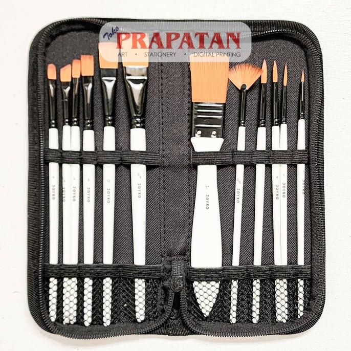 

Kuas Lukis Set Joyko Brs-18 | Paint Brush Set Dijamin Puas