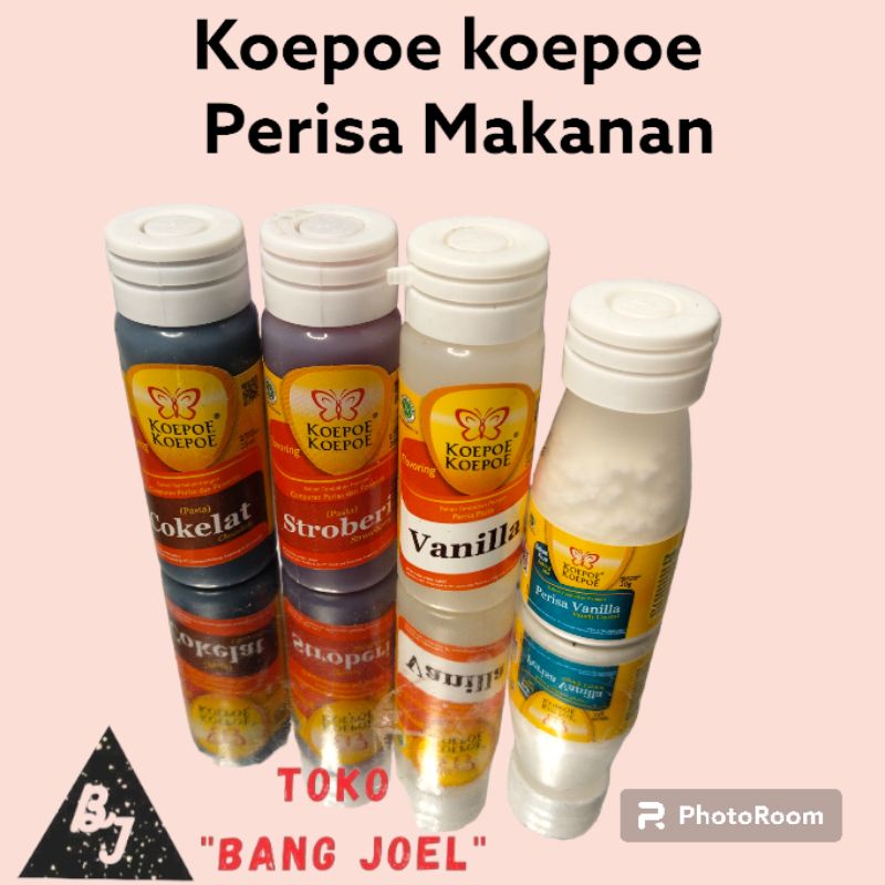 

Koepoe Koepoe Perisa Makanan 25ML / Pasta Perisa Makanan / Rasa Vanilla, Coklat, Stroberi