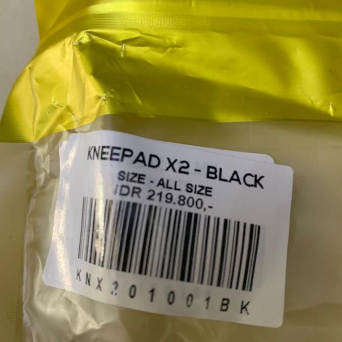 JONAS PELINDUNG LUTUT KNEEPAD X2 BLACK KNEE PAD ORIGINAL
