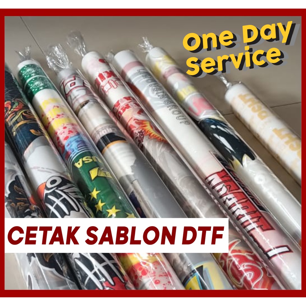 

vyit -18 SABLON DTF SIAP PRESS A4, A3, DAN METERAN Harga mantul