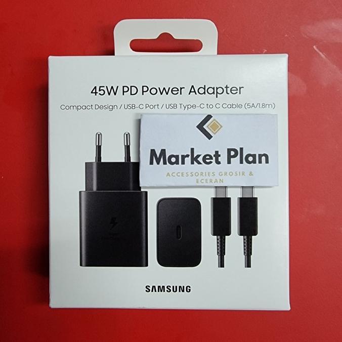 Samsung charger 45W PD Power adapter original garansi sein