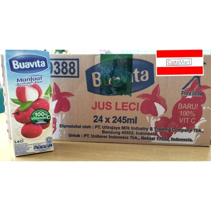 

Buavita Jus Leci / Lychee 24 x 250 ml