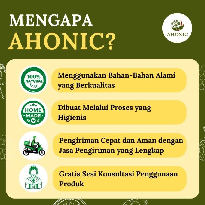 

Jus Bawang Putih Tunggal, Cuka Apel, Jahe Merah, Lemon dan Madu