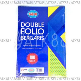 

Ramadhan Model Kertas/Double Folio Bergaris Sidu 100 Sheets BSB