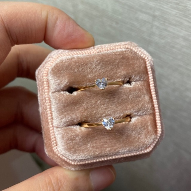 cincin solitaire love cincin tunangan lamaran emas asli kadar 375 8k