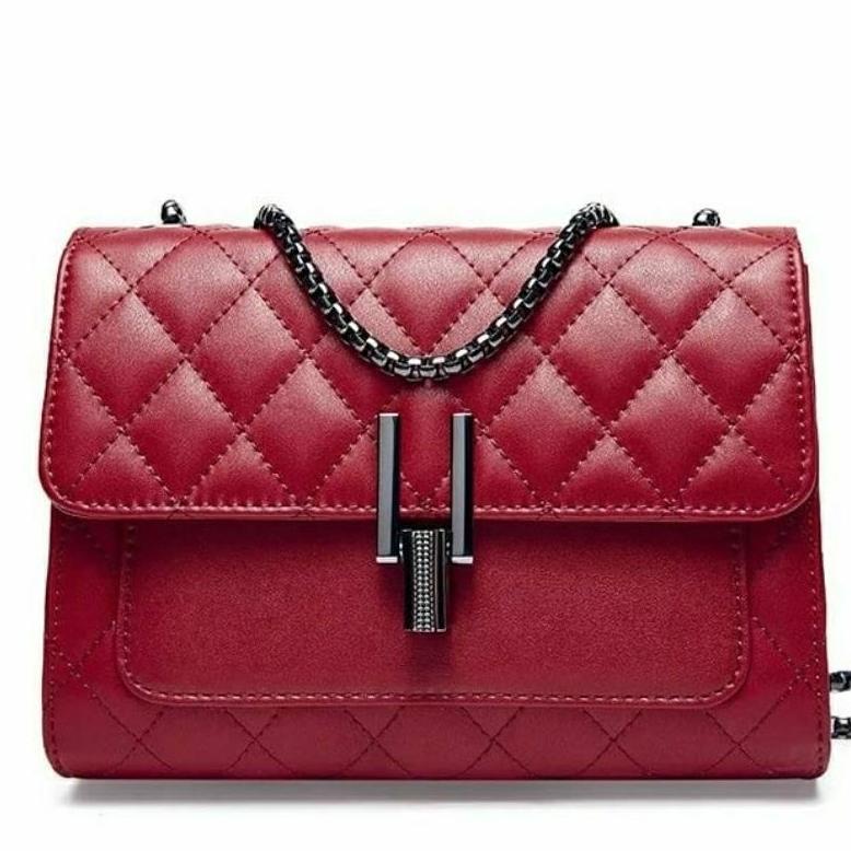 [ CRH ] TAS SELEMPANG AMORA BN_SLING BAG/TAS SELEMPANG WANITA/TAS WANITA RANTAI ULIR BINi Laris