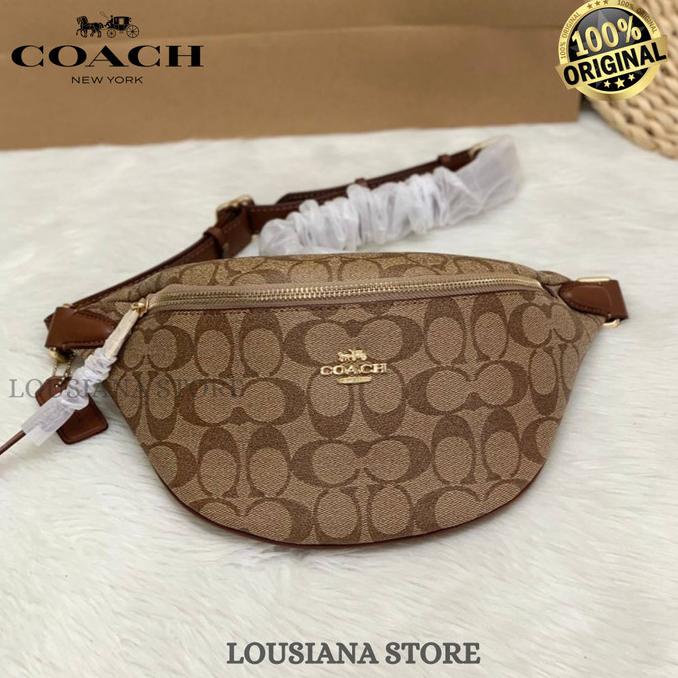 Coach Women Waistbag Belt Bag Signature