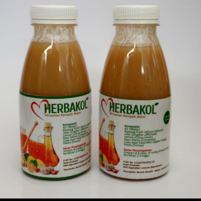 

HERBAKOL Jus Bawang Putih Jahe Lemon Cuka Apel Madu
