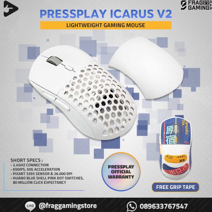 Pressplay Icarus / Press Play Icarus Ultralight Wireless Gaming Mouse