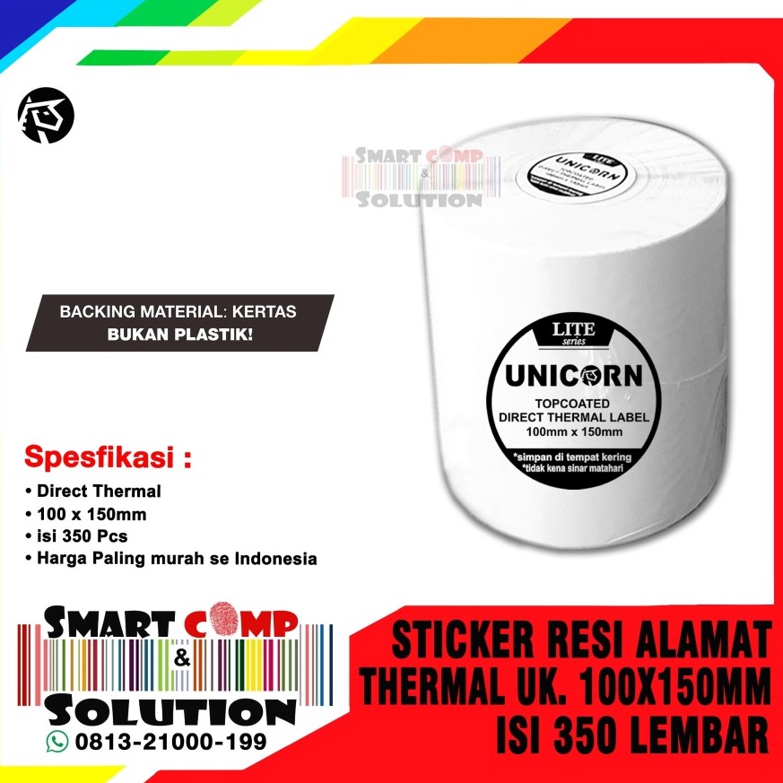 

Ready¯Label Resi Alamat Market place 100x150mm / 100x150 / 10x15cm / A6