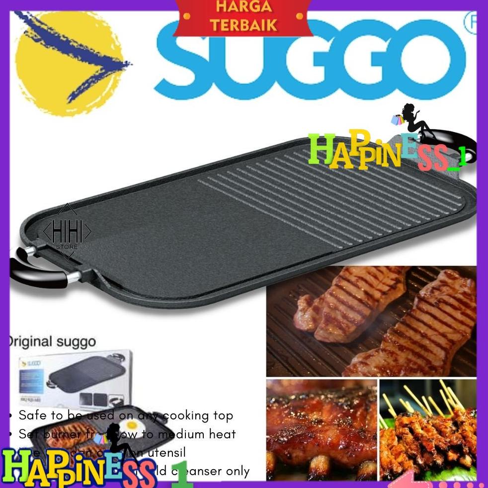 MULTI GRILL PAN SUGGO / ALAT PANGGANGAN ANTI LENGKET / ALAT YAKINIKU GRILL BBQ / PANGGANGAN SERBAGUN