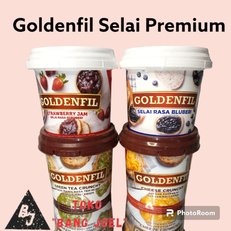 

GoldenFill Selai Premium 1KG / GoldenFill Blueberry / Choco Crunchy / Cheese Crunchy / Strawberry / Green Tea Crunchy