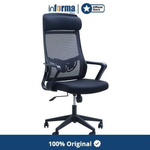 Informa - Informa Zilton Kursi Kantor Sandaran Tinggi - Hitam