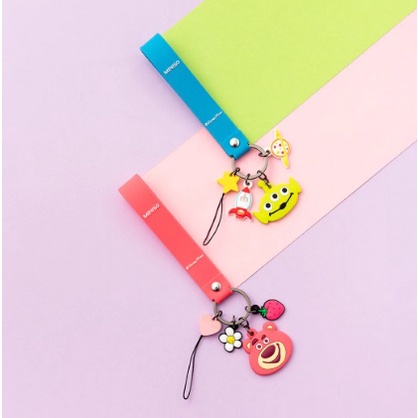 Denpasar COD BALI MINISO Toy Story Collection Phone Charm Strap Gantungan Kunci Miniso Ganci Miniso 
