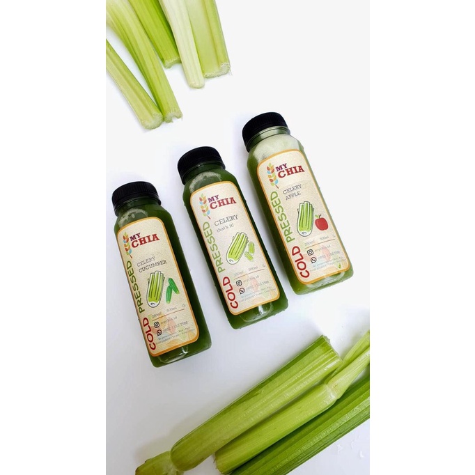 

Paket Jus Seledri 3 hari : Celery Juice Level 1/2/3 250ml 3 botol