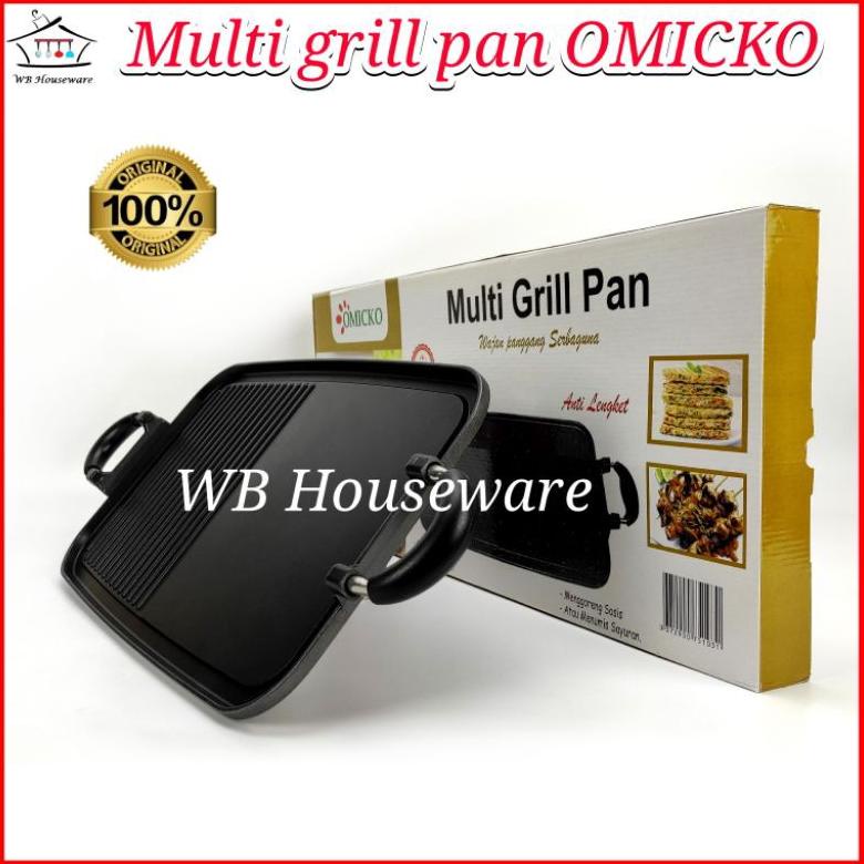 Panggangan OMICKO / Panggangan Panjang / Multi grill pan / OMICKO / Long Grill Pan promo