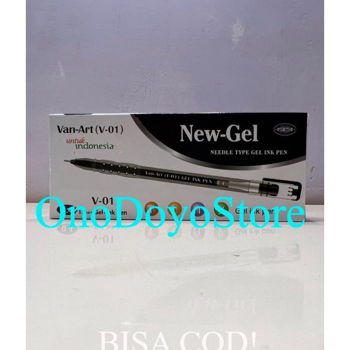 

TXBR5050 GROSIR Ballpoint new gel Van-Art (Hitam) (1 pack). bolpen/bollpen/bollpoint