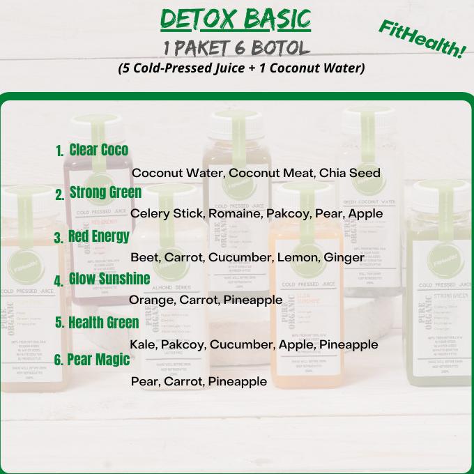 

Paket Juice Detox 1 Hari - Cold Pressed - Detox Juice - Jus DIET Sehat