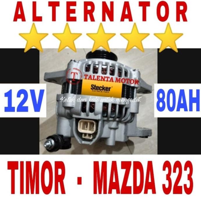 Alternator Timor Dohc Sohc Mazda 323 Lama Familia Dinamo Amper Ampere