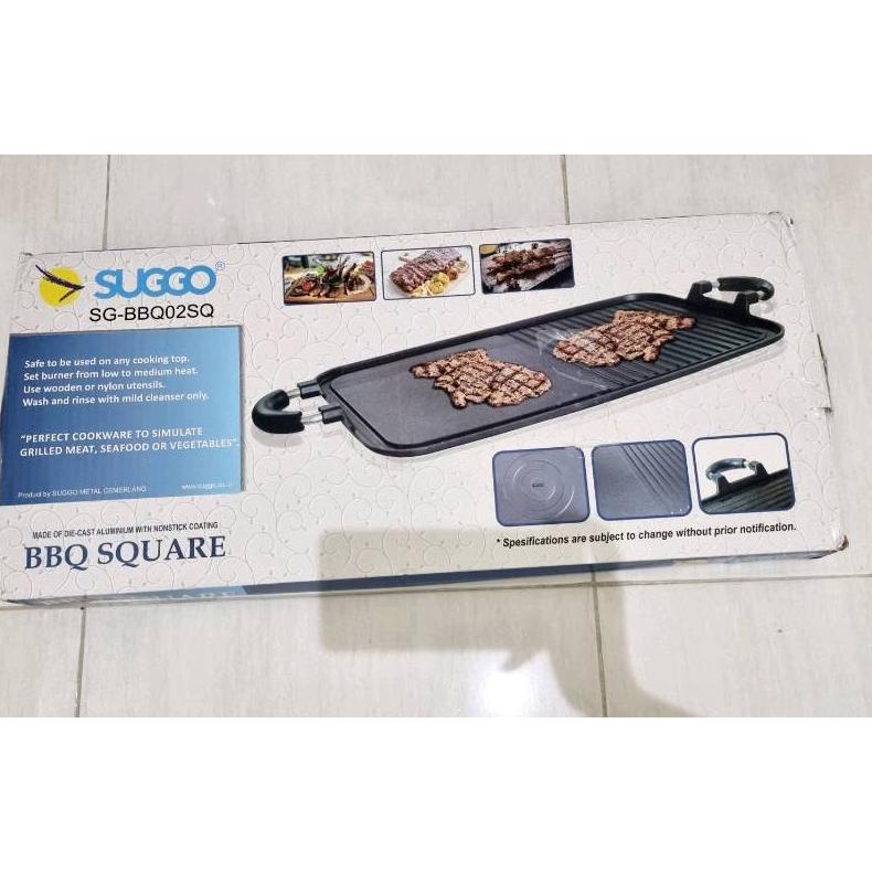 SUGGO BBQ Square Pan/Alat Panggang Multi Grill Pan promo