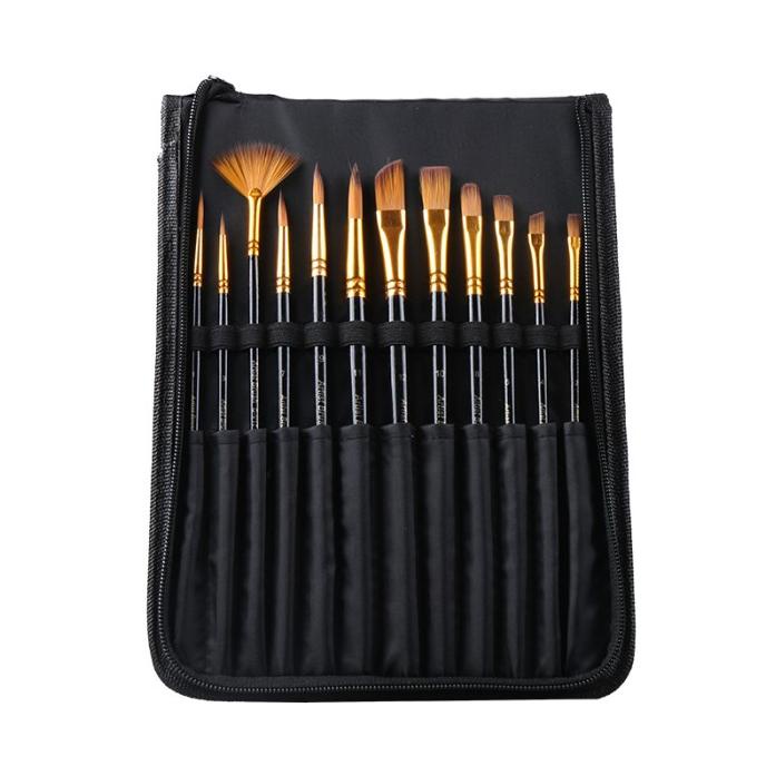 

Giorgione Brush Set With Carry Case ,Sponge,Palette Knife,Palette G-17 Kualitas Premium